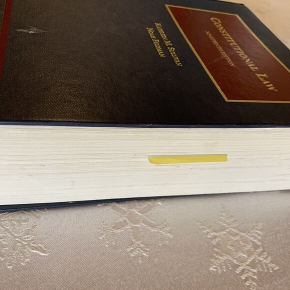 Constitutional Law Book Nineteenth Edition 2006 Sullivan Feldman HC Very Good - Picture 2 of 5